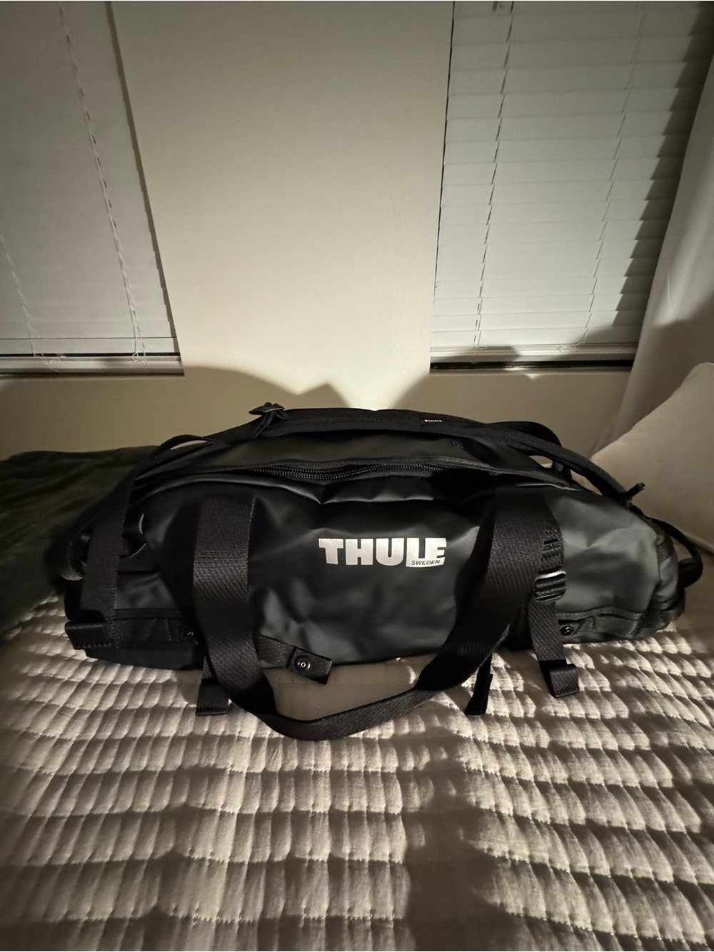 Thule Black Travel Duffle Bag